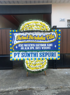 Papan Bunga Duka di Wajo