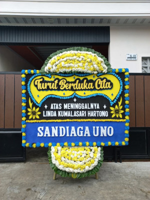 Papan Bunga Duka di Wajo